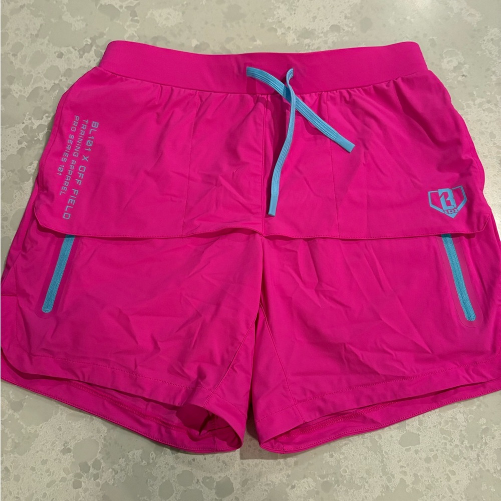 Baseball Lifestyle 101 BL101 Shorts Pink AM